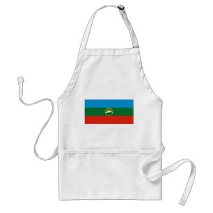 Tablier Drapeau de Karatchaïevo-Tcherkessie