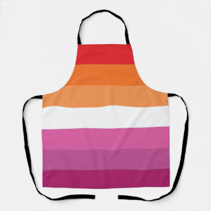 Tablier Drapeau de la fierté lesbienne