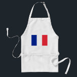Tablier Drapeau de la France; Drapeau français, Drapeau de<br><div class="desc">Le drapeau de la France, drapeau tricolore bleu, blanc, rouge, "drapeau ou pavillon tricolore", est l’emblème national de la République française. Le drapeau national français est un drapeau tricolore orné de trois bandes verticales de couleur bleue, blanche et rouge. On l'appelle le Tricolore français ou tout simplement le Tricolore (Tricolore)....</div>