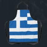 Tablier Drapeau de la Grèce<br><div class="desc">Drapeau patriotique de la Grèce.</div>