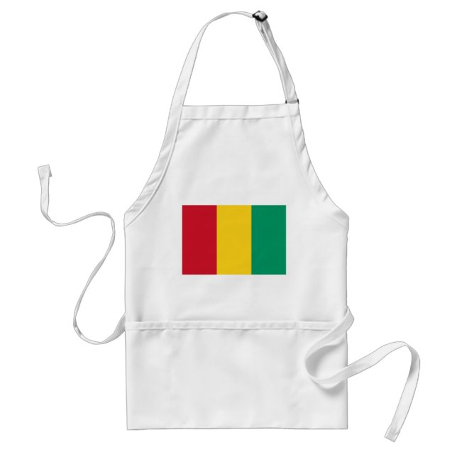 Tablier Drapeau de la Guinée (Devant)