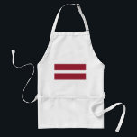 Tablier Drapeau de la Lettonie<br><div class="desc">Drapeau patriotique de la Lettonie.</div>