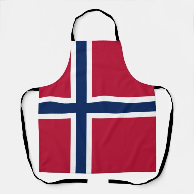 Tablier Drapeau de la Norvège (Recto)