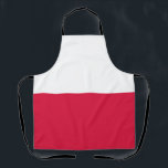 Tablier Drapeau de la Pologne<br><div class="desc">Drapeau patriotique de la Pologne.</div>