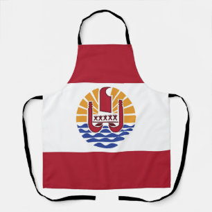 Tablier Drapeau de la Polynésie française