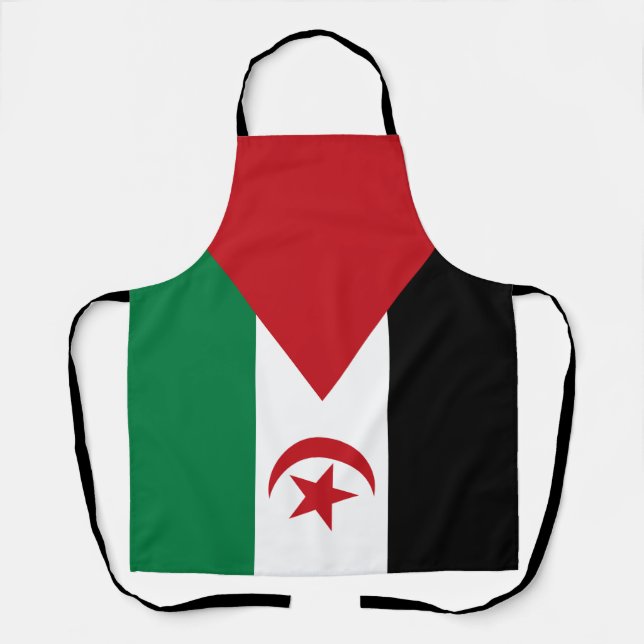 Tablier Drapeau de la République arabe sahraouie démocrati (Recto)