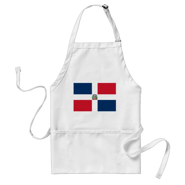 Tablier Drapeau de la République dominicaine (Devant)