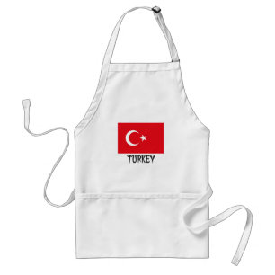 Tablier Drapeau de la Turquie