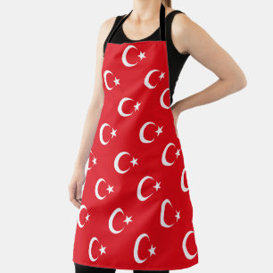 Tablier Drapeau de la Turquie