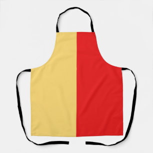 Tablier drapeau de la ville de Naples symbole italie napol