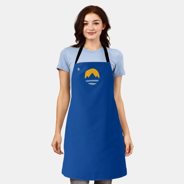 Tablier Drapeau de la ville de Reno (Nevada) (Porté)