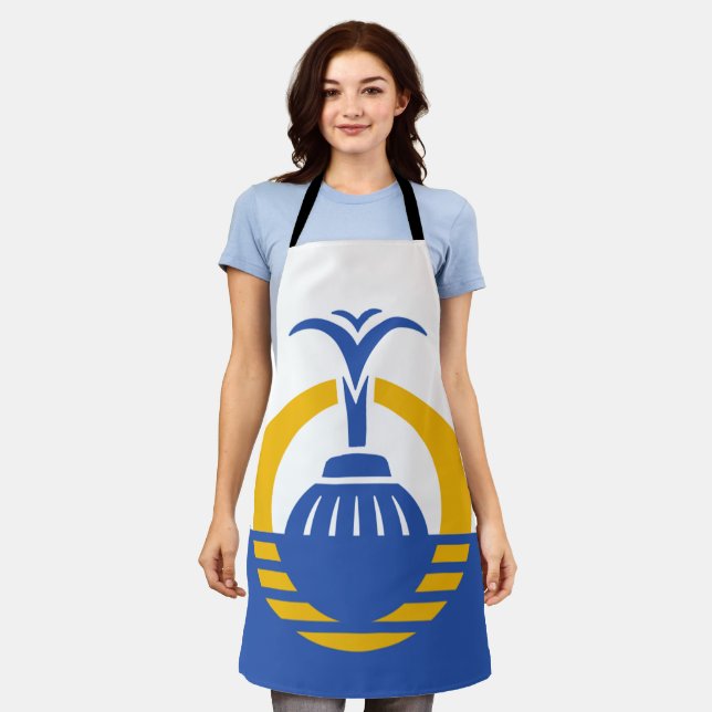 Tablier Drapeau de la ville d'Orlando Apron (Porté)