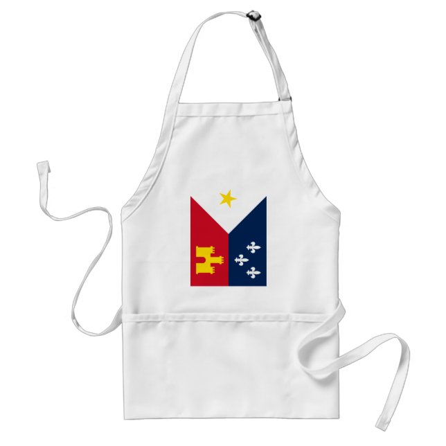 Tablier Drapeau de l'Acadiana (Devant)