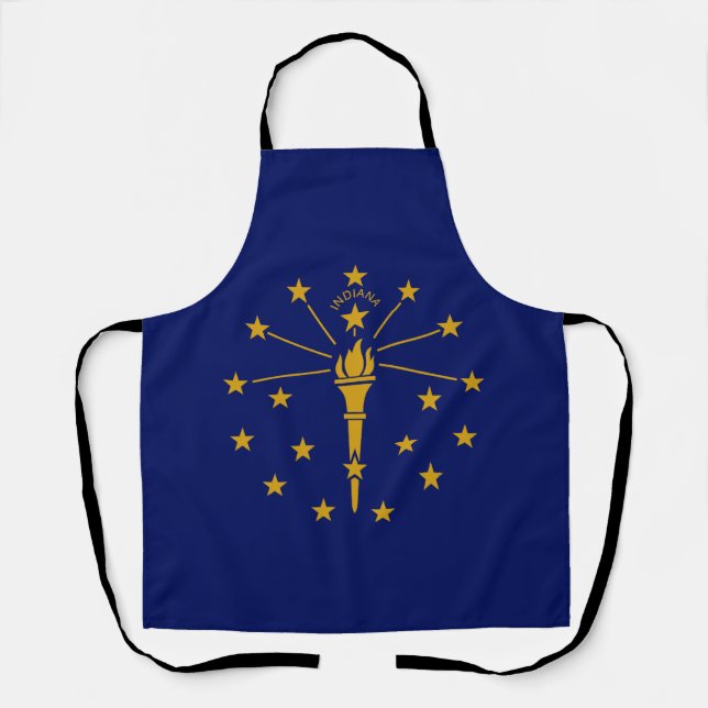 Tablier Drapeau de l'État de l'Indiana (Recto)