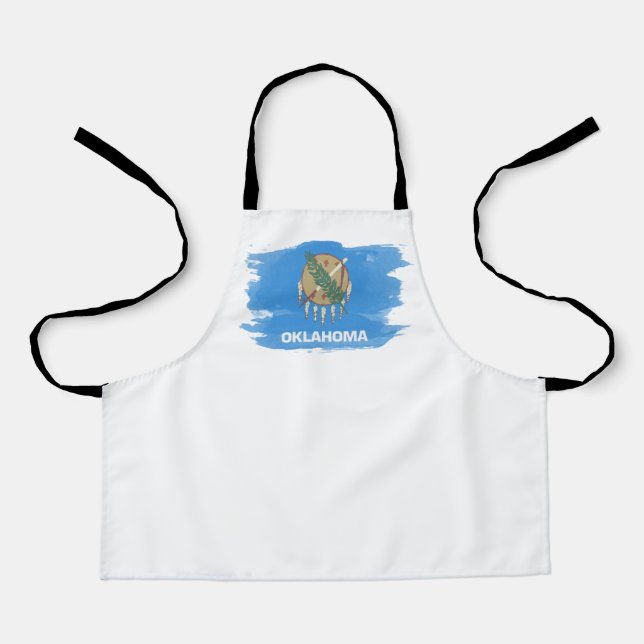 Tablier Drapeau de l'état de l'Oklahoma, Oklahoma (Recto)