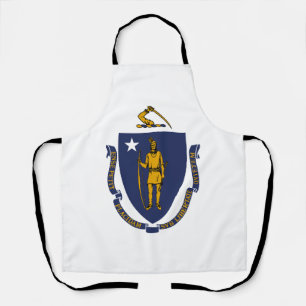 Tablier Drapeau de l'État du Massachusetts