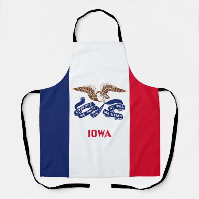 Tablier Drapeau de l'Iowa (Recto)