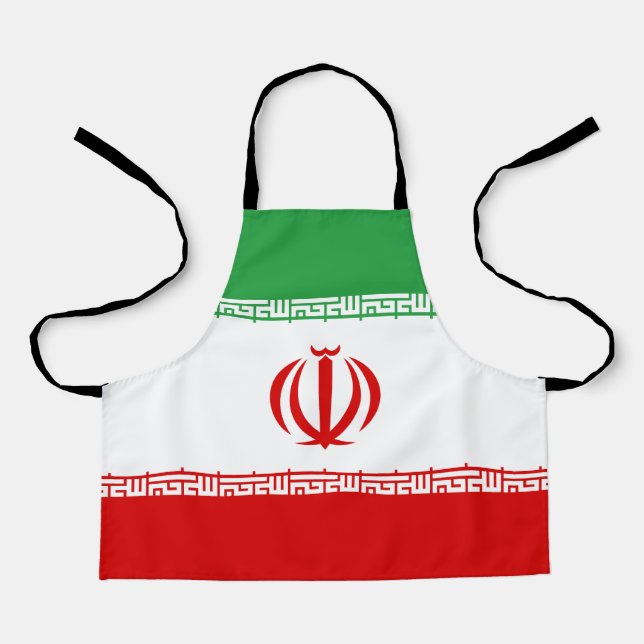 Tablier Drapeau de l'Iran (Recto)