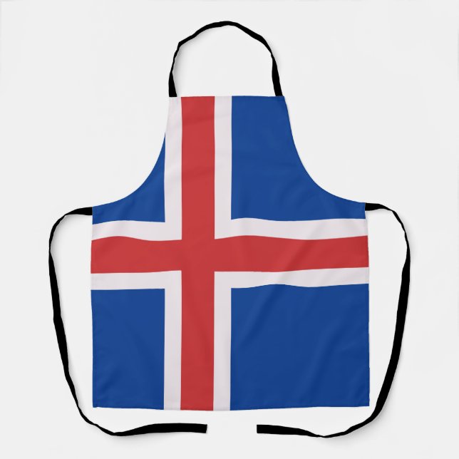 Tablier Drapeau de l'Islande (Recto)