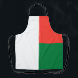 Tablier Drapeau de Madagascar<br><div class="desc">Drapeau patriotique de Madagascar.</div>