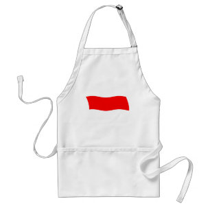 Tablier Drapeau de Monaco