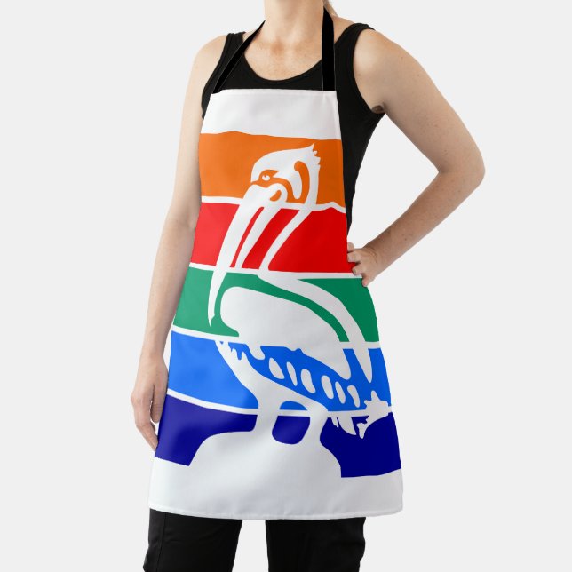 Tablier Drapeau de Saint-Pétersbourg, Floride (Insitu)