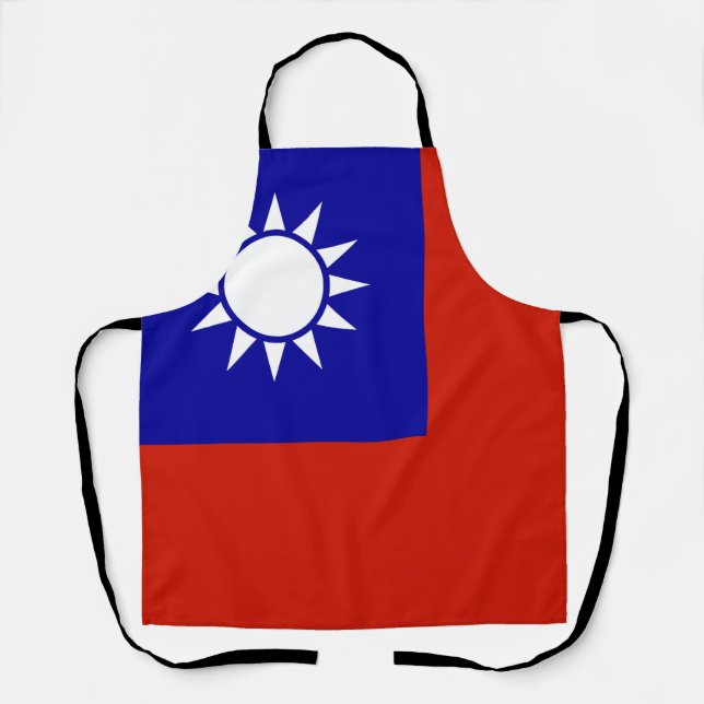 Tablier Drapeau de Taïwan (Recto)
