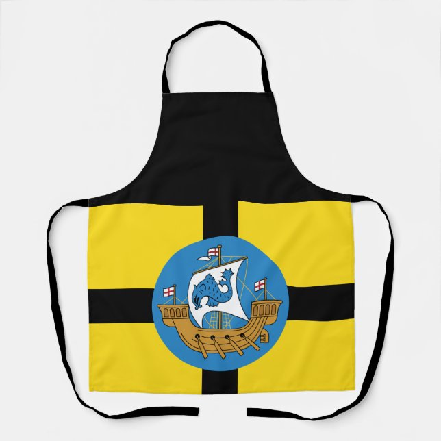 Tablier Drapeau de Wellington City, Nouvelle-Zélande (Recto)