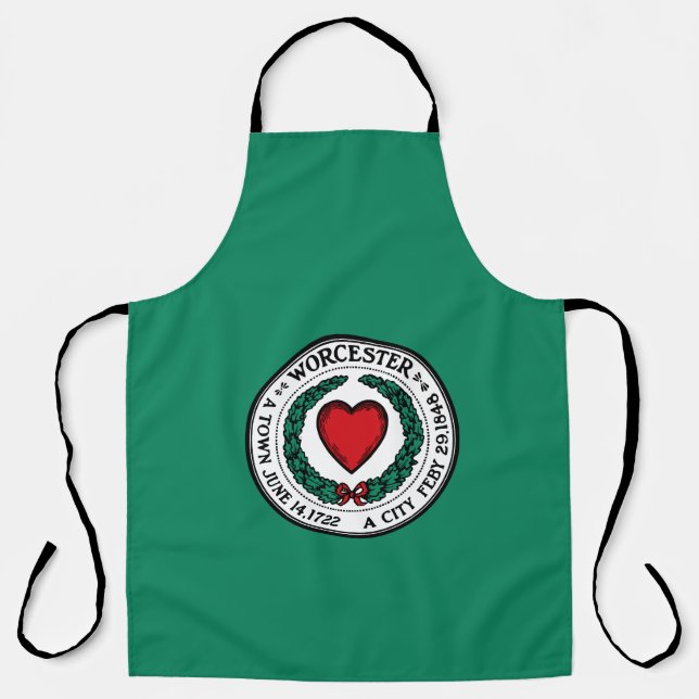 Tablier Drapeau de Worcester, Massachusetts  (Recto)