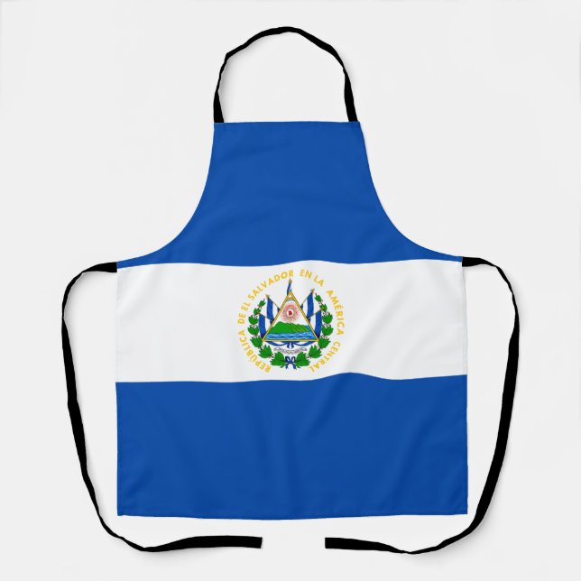 Tablier Drapeau d'El Salvador (Recto)