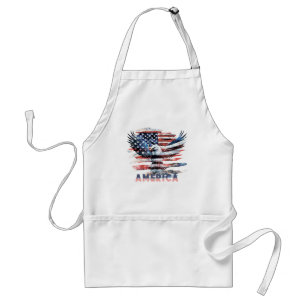 Tablier Drapeau des États-Unis. Amérique