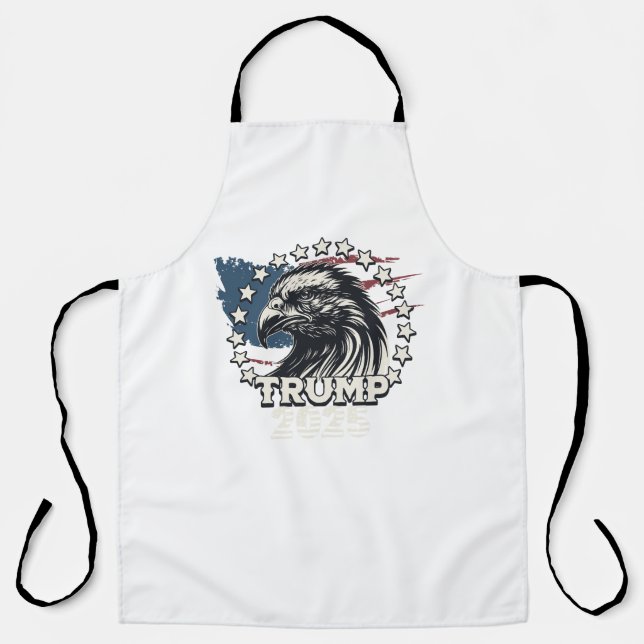 Tablier Drapeau des États-Unis.Président Donald Trump.R (Recto)