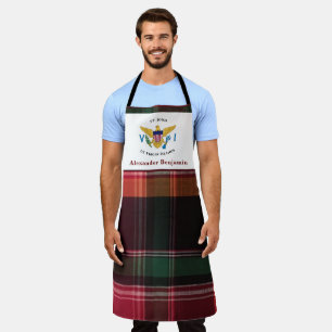 Tablier Drapeau des îles Vierges américaines USVI St. John