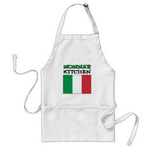 Tablier Drapeau d'Italien de la cuisine de Nonna