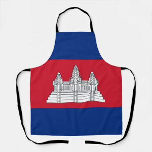 Tablier drapeau du Cambodge
