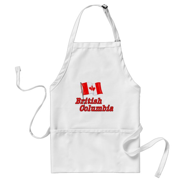 Tablier Drapeau du Canada - Colombie-Britannique (Devant)