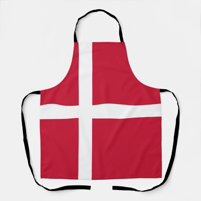 Tablier Drapeau du Danemark (Recto)