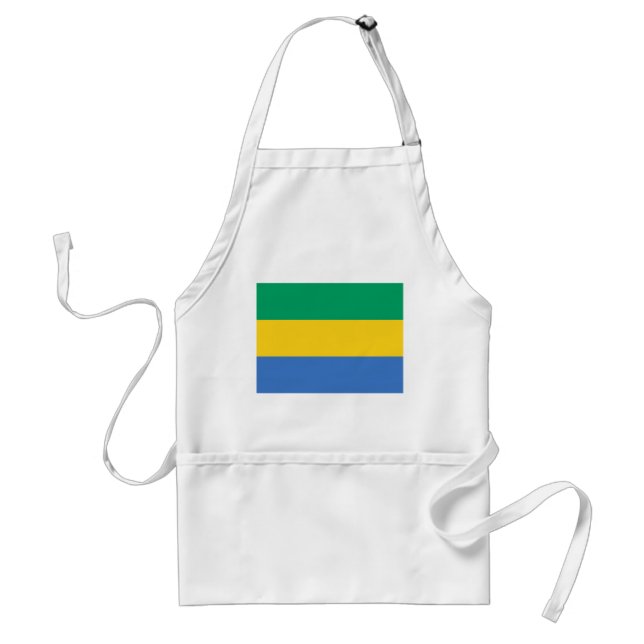 Tablier Drapeau du Gabon (Devant)