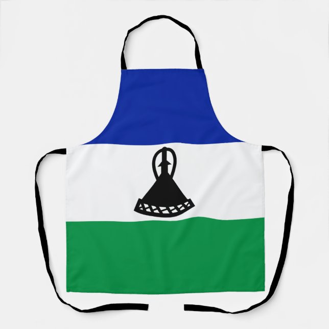 Tablier Drapeau du Lesotho (Recto)