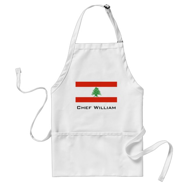 Tablier Drapeau du Liban (Devant)