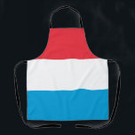 Tablier Drapeau du Luxembourg<br><div class="desc">Drapeau patriotique du Luxembourg.</div>