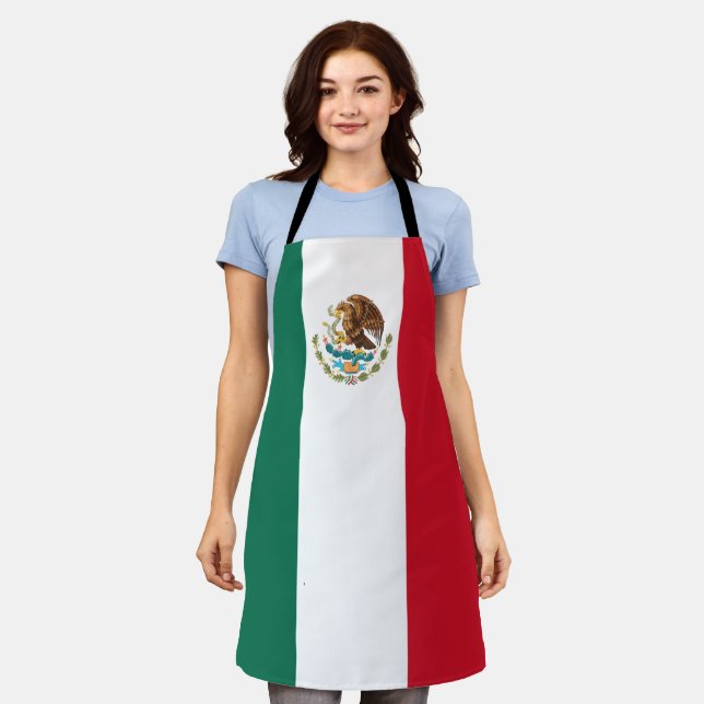 Tablier Drapeau du Mexique, Bandera de la République mexic (Porté)