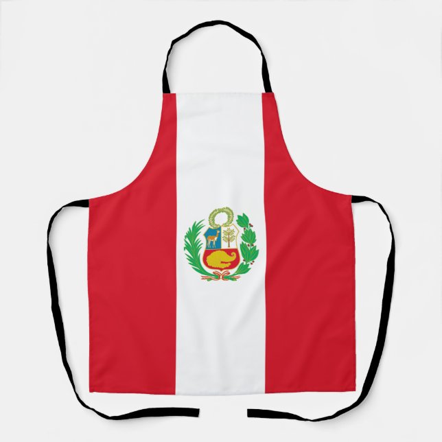 Tablier Drapeau du Pérou (Recto)