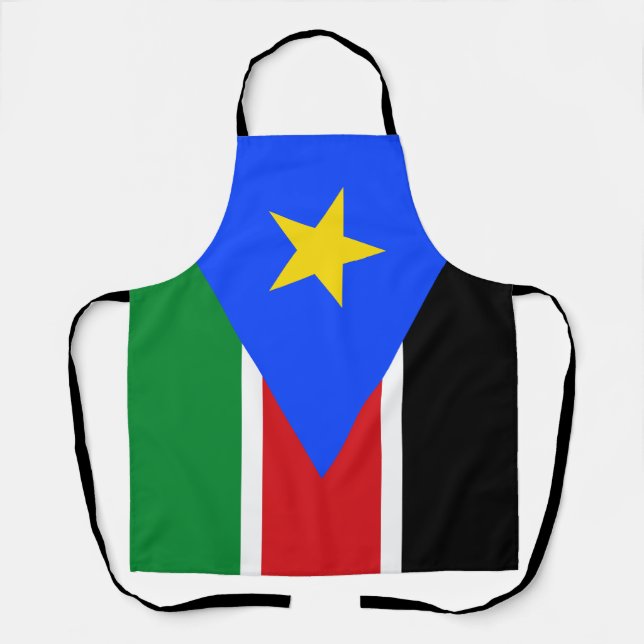 Tablier Drapeau du Soudan du Sud (Recto)