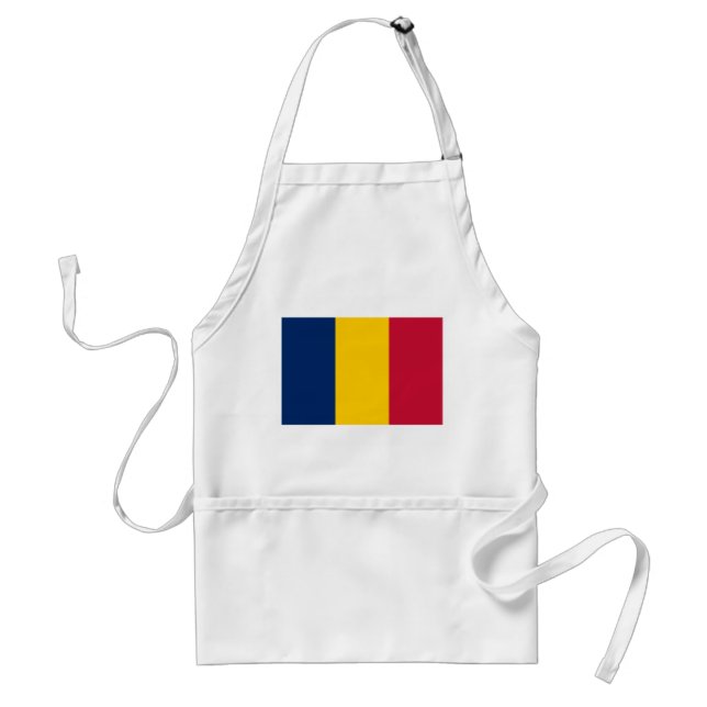 Tablier Drapeau du Tchad (Devant)