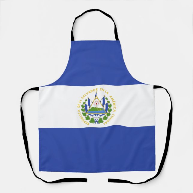 Tablier Drapeau El Salvador (Recto)