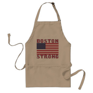 Tablier Drapeau FORT de BOSTON États-Unis grillant le