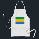 Tablier Drapeau Gabon<br><div class="desc">Drapeau patriotique du Gabon.</div>