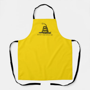 Tablier Drapeau Gadsden jaune classique Ne marchez pas sur