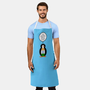 Tablier Drapeau Indien Ms Penguin Parlant Texte Personnali